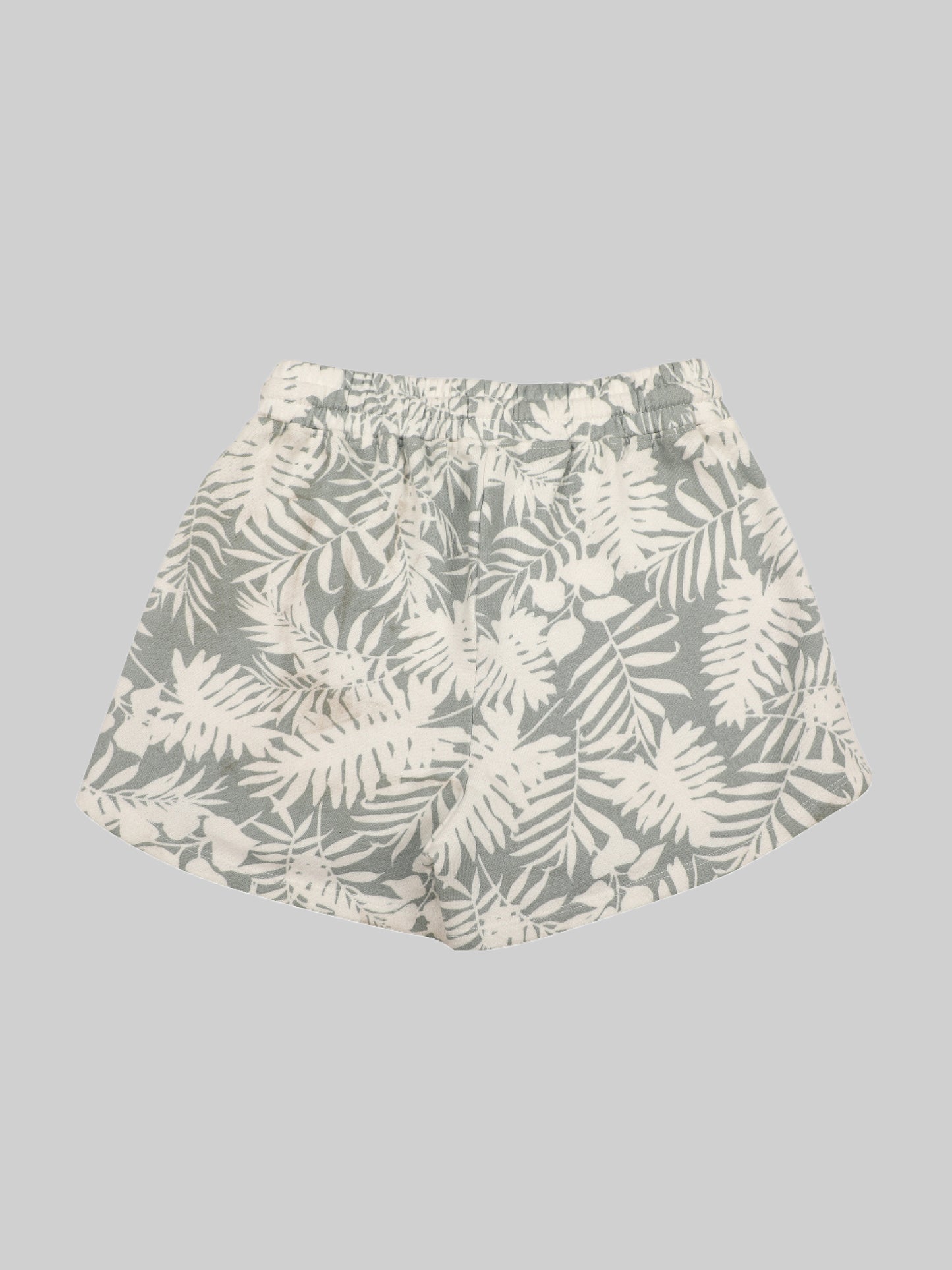 Palm Print Girls Shorts